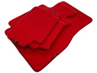 Red Mats For BMW 3 Series E46 Convertible With M Package AutoWin Brand - AutoWin