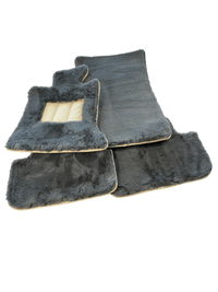 Sheepskin Floor Mats For Rolls Royce Wraith 2013–2023 Er56 Design - AutoWin